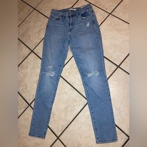 Womens light wash denim